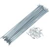 TUCKBOLD Raggi per Bicicletta Argento 1 Set Acciaio Zincato 13G
