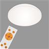 BRILONER Pannello, plafoniera a LED dimmerabile, Senza Cornice, Controllo della Temperatura di Colore, incl. Telecomando, 12 Watt, 1.600 Lumen, Bianco W