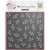 Vaessen Creative Nellie's Choice Cartella per Embossing 3D Sfondo Pasqua da Fiori - Forniture per Creare Biglietti da 15 x 15 cm - Ideale per Scrapbooking