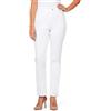 Gloria Vanderbilt Amanda Classic High Rise Tapered Jean Standard Jeans, Bianco Vintage, 46 Donna