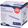Pic Ago ipodermico G22 1 1/4 - Ago sterile monouso per la terapia iniettiva, 100 aghi
