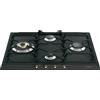 SMEG SR764AO Piano Cottura 60cm ad Incasso Colore Antracite,4 fuochi a gas Estetica Cortina