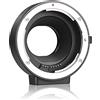MEKE Meike MK-C-AF4 Adattatore per obiettivo EF-EOS M Auto-Focus per Canon EF/EF-S obiettivo per fotocamere Canon EOS-M Mirrorless M1, M2, M3, M6II, M50, M100, M200