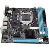 VBESTLIFE Scheda Madre H61 LGA1155 per Computer Desktop, DDR3 a Doppio Canale, M.2 NVMe NGFF, Scheda Madre M ATX Supporta Uscita VGA e HDMI
