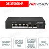 Hikvision DS-3T0506HP - Switch di rete 4 porte Gigabit PoE + 2 porte Gigabit fibra ottica - Hikvision