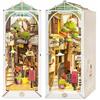 Rolife Book Nook Kit Miniature da costruire Diy Booknook 3d Puzzle Legno con Luci Decorazione Libreria Casa Modellismo da Costruire Adulti Diorama Modellismo Regalo per Femmina