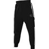 NIKE HM0180-010 M NSW SW Air Cargo Pant FLC BB Pantaloni Sportivi Uomo Black/Metallic Gold Taglia XL