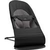 BabyBjorn Sdraietta Babybjorn Balance Soft Cotton Nero/grigio