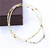 Bundela Gems Delicato giallo calcedonio sfaccettato tondo pietre preziose perline 2-3 mm c...