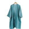 Fatto a mano Donna Boho Kimono Cardigan Donna Morbida Seta Estate Floreale Pareo Mare Top
