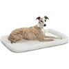 MidWest Homes for Pets Comodo letto per cani a cuscino lungo 91,44 cm, per cani o gatti, adatto a una gabbia lunga 91,44 cm, compatibile con lavatrice e asciugatrice, modello 40236, in pile bianco