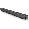 Panasonic Sc-Htb100 Soundbar 2.0 Canali, Hdmi, Usb, Montabile A Parete, 45 Watt, Bluetooth, Suono Potente, Ideale Per Tv, Nero, 76.2 x 5.8 x 6.8 cm