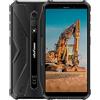 Ulefone Android 13 4G Telefono Rugged, ARMOR X12 6GB+32GB, 5.45 IP68 Smartphone Robusto, Dual SIM+SD 3 Slot per Schede, Fotocamera Subacquea 13MP, Modalità Guanto, Batteria 4860mAh, GPS NFC Nero