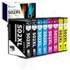 Vintella Cartucce 502XL Sostituzione per Epson 502 Multipack per Epson Expression Home XP-5100 XP5100 XP-5105 XP-5150 XP-5155 Workforce WF-2860 WF-2865 WF-2880 WF-2885 (8 Pezzi)