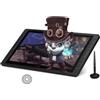 HUION Kamvas PRO 22 Tavolette Grafiche con Schermo, Monitor per Disegni Grafici con Schermo Antiriflesso Completamente Laminato, 120% sRGB, Tempo di Risposta 8 ms, Interfaccia DP