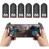 Momowin 6 Pezzi Game Finger Sleeves, Touch Screen Traspiranti Finger Sleeve, Guanti Anti-Sudore e Anti-Scivolo per Pollici da Gioco, adatto per Giochi Mobili Android e iOS