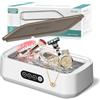 HRDZML Pulitore Ultrasuoni, 650ml Ultrasonic Cleaner, 48000Hz Lavatrice Ultrasuoni, 40W Pulizia Ultrasuoni per Occhiali, Gioielli, Protesi Dentarie, Monete - Pulizia Profonda in Pochi Minuti