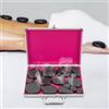 Futchoy Hot Stone - Set per massaggi, scalda pietre calde, con 18 pietre vulcaniche, valigetta riscaldante portatile, set per massaggi, relax, sollievo muscolare