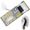 SEEDEW Petalo 5D Estensioni Ciglia, Curl C 0,07 mm MIX8-15mm 12 File/Vassoio, Forma a W, Innesto Ciglia Volume PBT per Lash Tech, Artista, Salone di Bellezza(Petal 5D-Nero-0,07-C-MIX8-15mm)