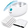 Pulox Bagno di paraffina - Bagno di cera per sciogliere la cera di paraffina + 4x cera di paraffina