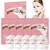 Ycaaeo 5 Pezzi Maschera Viso al Collagene, Collagen Mask Overnight, Bio Collagen Real Deep Mask, Maschera Antirughe Effetto Lifting, Riduce le Linee Sottili, Mirato Alla Pelle Secca,Opaca e Non Compatta