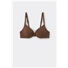 Tezenis Reggiseno Push-up Microfibra Riciclata Athens Donna Marrone