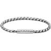 BOSS Jewelry Collana e Bracciale a Catena da Uomo Collezione DORAN in Acciaio Inossidabile con una Placca Incisa