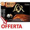 L'Or Caffè Capsule Nespresso - Espresso Colombia - Confezione Da 40 Capsule - CONFEZIONE RISPARMIO