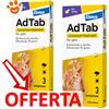 Elanco AdTab Compresse Masticabili per Gatti da 0,5 - 2 Kg - Offerta [PREZZO A CONFEZIONE] Quantità minima 4 Confezioni