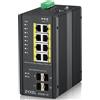 Zyxel RGS200-12P Switch di Rete Gestito L2 8 Porte Gigabit Ethernet PoE+ Nero