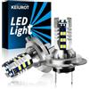 Keiurot Lampadina LED H7, moto 12 V, LED per auto, faro moto LED, lampadina faro per moto 6500 K, 30 SMD, 2016 LED chip bianco, sostituzione delle lampadine alogene, confezione da 2