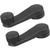 A ABSOPRO Maniglia per Alzavetro Auto Sinistra Destra per VW T4 Transporter 1995-2003 Nero (Set di 2)