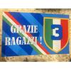 bandiera 140x90 NAPOLI Campione D'Italia Scudetto Bandiera NAPOLI GRAZIE RAGAZZ