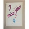 I miss you 20565 L. Flamini 100 cartoline postcards PaperClub A. G. Ricordi 1988