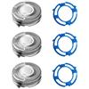 QHYSS Sh50 Lame Di Ricambio Compatibile Con Philips Serie 5000 Testine Rasoio Serie 5000 Testina Serie 5000/6000 Uomini Rasoio Elettrico Testine Di Ricambio(3 Pezzi)