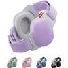 Alpine Muffy Baby Comfort, Paraorecchie Migliorati per Neonati e Bambini, Certificato CE, Vestibilità Sicura E Confortevole, Protezione dell'udito Regolabile Fino A 48 Mesi, Attenuazione 24 dB, Viola