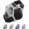 Alpine Muffy Baby Comfort, Paraorecchie Migliorati per Neonati e Bambini, Certificato CE, Vestibilità Sicura E Confortevole, Protezione dell'udito Regolabile Fino A 48 Mesi, Attenuazione 24 dB, Nero