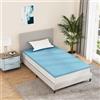 HOMEDI Coprimaterasso Viscoelastico - Coprimaterasso Memory Foam - Misure: 90 x 190 cm - Homedi