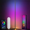 Aurevita Lampada da Terra LED, 159cm Piantana Lampada RGB IC Dimmerabile con Telecomando e APP, 16 Milioni Colori, Musica Sincronizzazione e Timer, DIY Modalità Piantana LED da Terra
