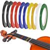 XYQMLY 10 rotoli di nastro per diteggiatura per violino, guida per dita per violino, 65,8 m, nastro per violino, diteggiatura per principianti, note posizioni, strumenti orchestrali, guida colorata per