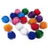 VOVIGGOL 20 Palline per Gatti da 5 cm, Grandi Dimensioni, Giocattolo Con Glitter (Colore Casuale)
