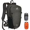 ONETOALL Zaino da Ciclismo 15L Antifurto con Coprizaino, Zaino MTB Traspirante per Uomo e Donna, Zaini Hiking per Viaggio, Zaino Sci Piccolo, Zaino Trekking per Escursione Breve
