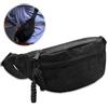 MIYUANGKJ Marsupio a tracolla a corda, alla moda, per il tempo libero, per lo sport, per il tempo libero, con tracolla, regolabile, unisex, per donna, uomo, Nero , 34 x 15 cm, Sport e tempo libero