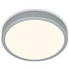 BRILONER Leuchten - Plafoniera LED, luce bianca calda, color argento, diametro 280 x 40 mm
