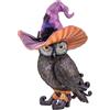 DRW Figura gufo con cappello da strega