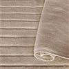 Parah - Tappeto da Bagno Jacquard 50x80 cm | 100% Cotone, 800 g/m² | Extra Morbido, Assorbente e Antiscivolo (Tortora)