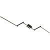 Briloner - Plafoniera LED con effetto glitter, luce bianca calda, lampada da soffitto LED, effetto retroilluminazione, nero, 2270x120x70 mm(LxLxH)