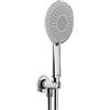Bossini Mixa set doccia con presa d'acqua e supporto, 3 tipi di getto, C12041C00030004, Mixa cromo [Rubinetteria Bagno > Set Doccia]