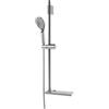 Bossini Syncronia set doccia con asta e mensola, 1 tipo di getto, DF4004N00030009, Syncronia cromo [Rubinetteria Bagno > Set Doccia]