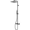 Bossini Cosmo colonna doccia con termostatico, L10220000073008, Cosmo nero opaco [Rubinetteria Bagno > Colonne Doccia]